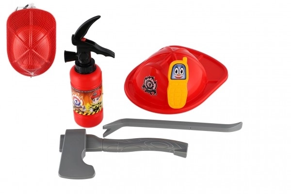 Feuerwehrhelm und Zubehör Set für Kinder