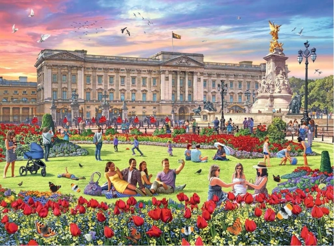 Ravensburger Puzzle Königliche Residenzen Großbritannien 4x500 Teile