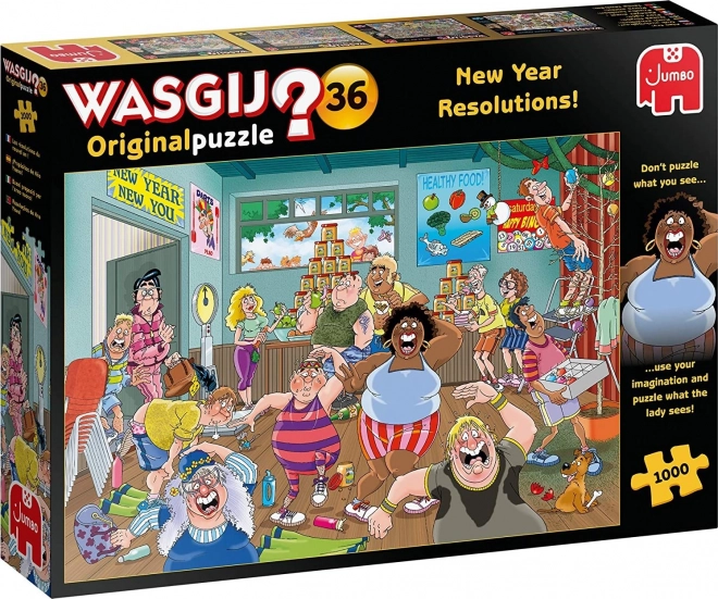 WASGIJ Puzzle Neujahrsvorsätze 1000 Teile