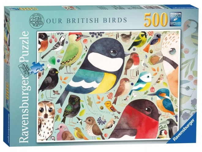 Ravensburger Puzzle Britische Vögel 500 Teile