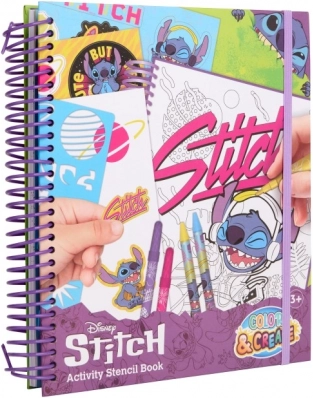 Malbuch und Aktivitäten mit Stitch