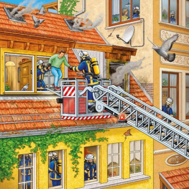 Ravensburger Puzzle Feuerwehr 3x49 Teile