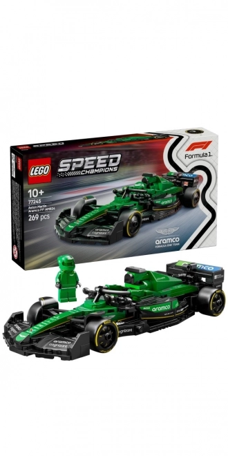 Aston Martin Aramco F1 AMR24 LEGO Speed Champions Rennauto