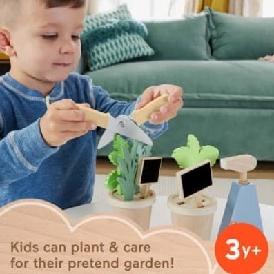Holzgartenset für kleine Gärtner