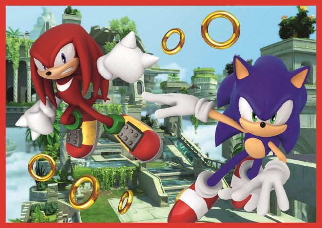 Puzzle 4er-Set Abenteuer von Sonic