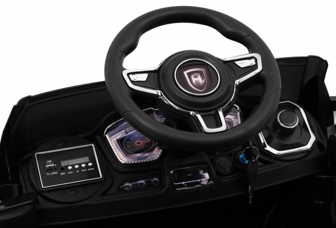 Elektrisches Sportauto Rapid Racer schwarz