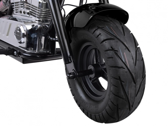 Elektrisches Motorrad Chopper für Kinder – Schwarz