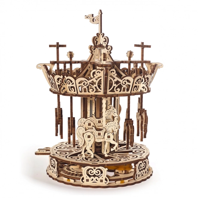 Ugears 3D-Karussell-Puzzle