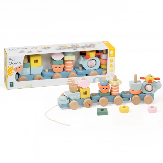 Montessori Ocean Holzspielzeug Zug
