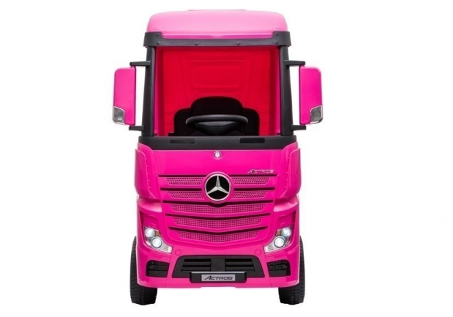 Akku Auto Mercedes Actros Pink 4x4