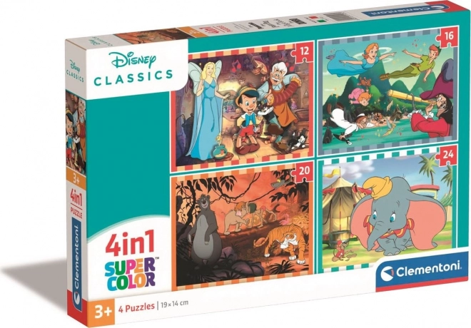 Puzzle Disney Klassiker 4-in-1