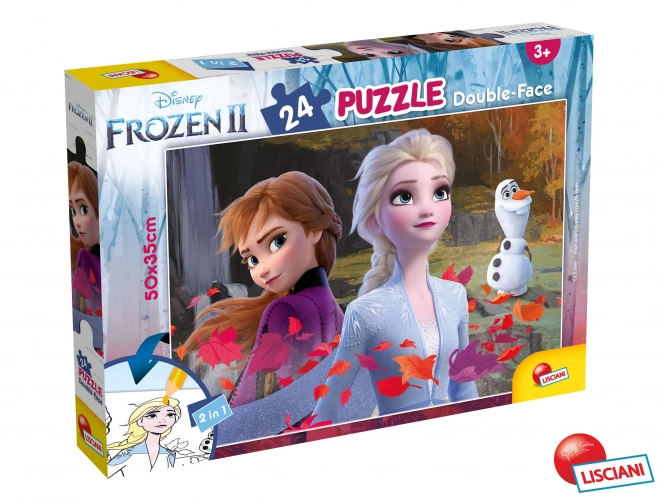 Frozen Doppel-Seiten Puzzle 24 Teile