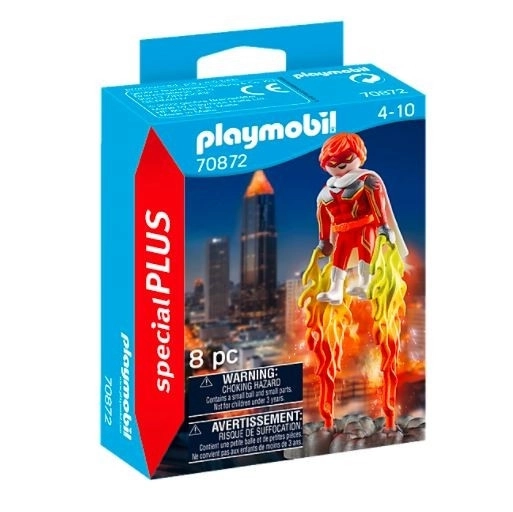 Playmobil Superheld mit Feuerkräften