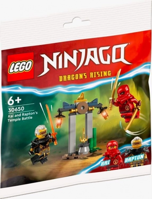 Lego Ninjago: Kampf zwischen Kai und Rapton im Tempel