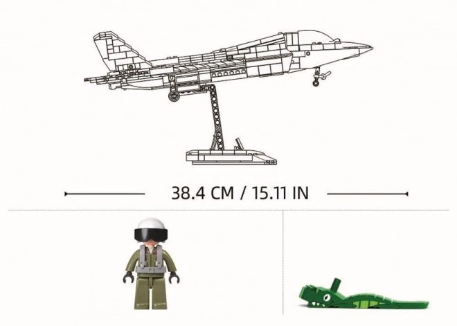 Sluban Metall Stealth Flugzeug Set