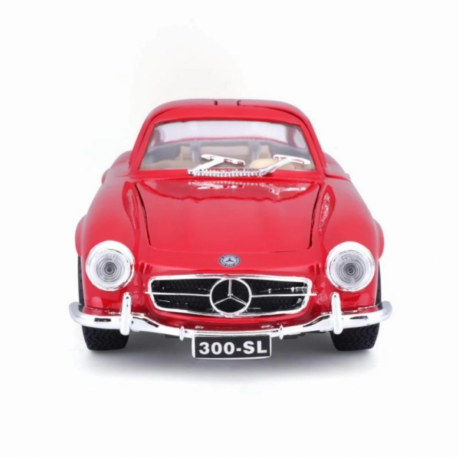 Mercedes Benz 300SL Rot Modellauto von Bburago