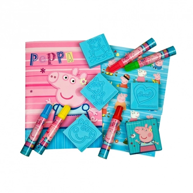 Großes Stempelset Peppa Pig