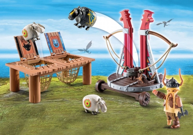 Playmobil Dragons Figurenset Kotzauge mit Katapult