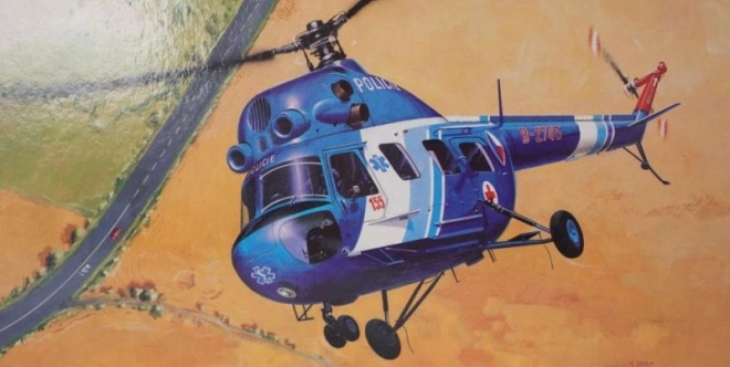 Bausatz Hubschrauber Mi 2 Polizei 1:48