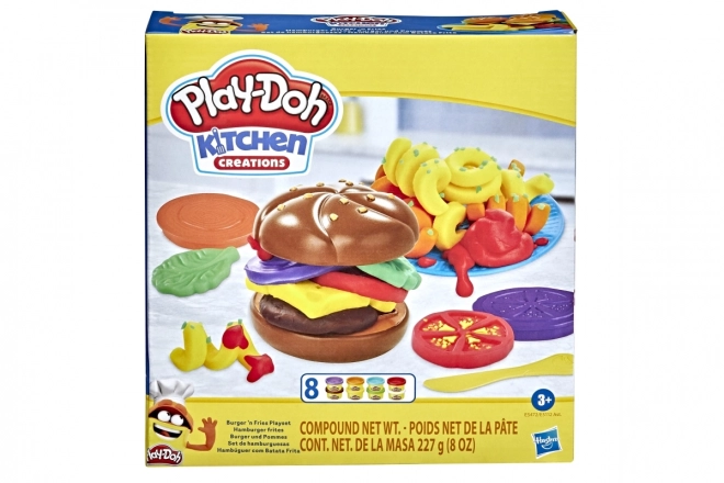 Play-Doh Küche Burger und Pommes Set