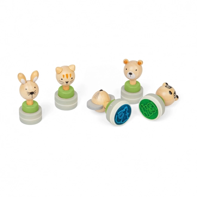 Holzstempel Tiere Set