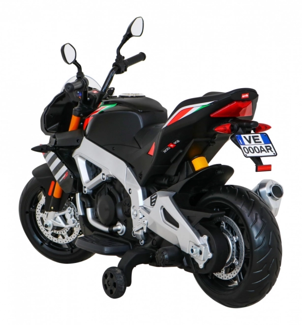 Elektromotorrad für Kinder Aprilia Tuono V4 Schwarz