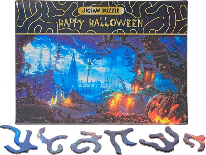 Puzzle Happy Halloween: Kürbisgarten 468 Teile