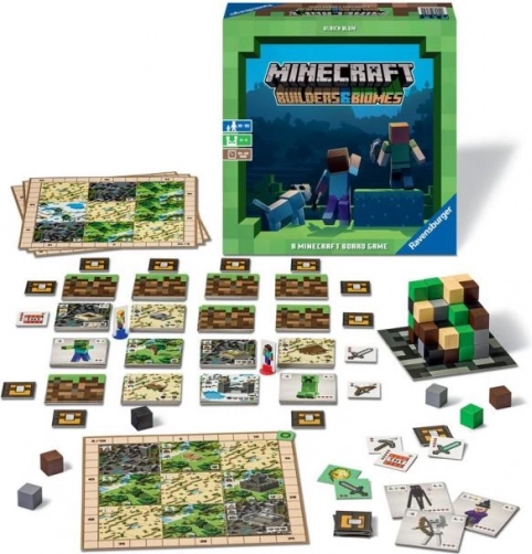 Brettspiel Minecraft Ravensburger: Erbauer und Biome