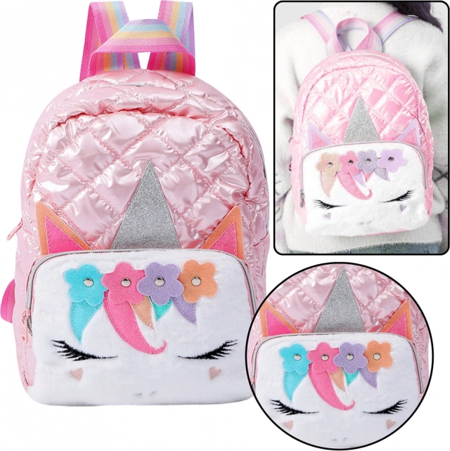 Kinderrucksack Einhorn rosa 32 cm