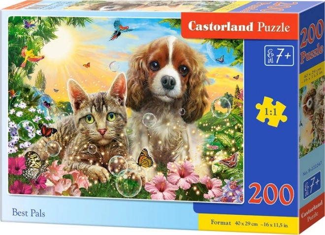 Castorland Puzzle Beste Freunde 200 Teile