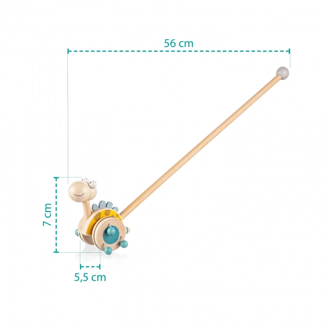 Holzspielzeug Schiebe-Blume für Kinder