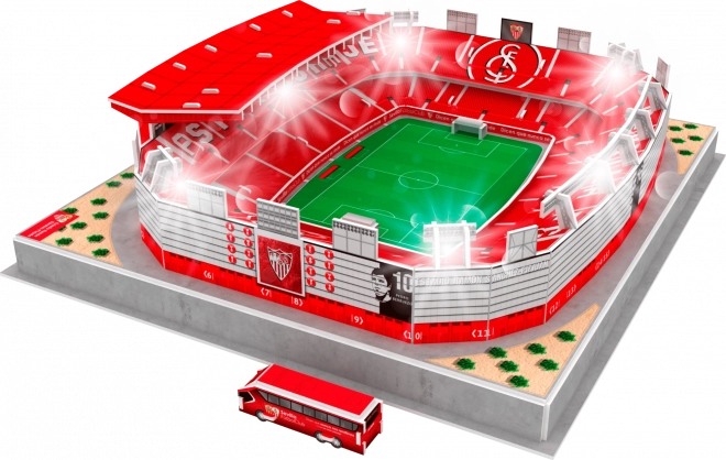 Leuchtendes 3D-Puzzle Stadion Ramón Sánchez-Pizjuán - FC Sevilla