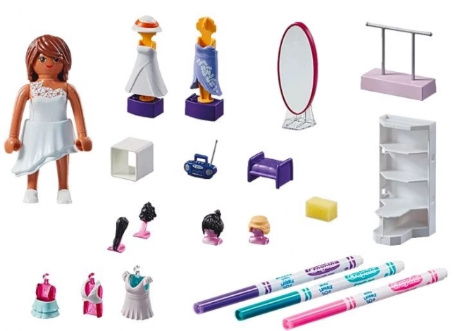 Mode-Designset mit PLAYMOBIL Color