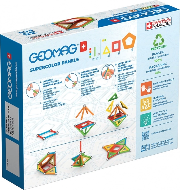 Geomag Supercolor Panels Recycling