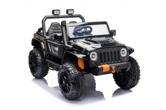 Schwarzes elektrisches Kinderauto