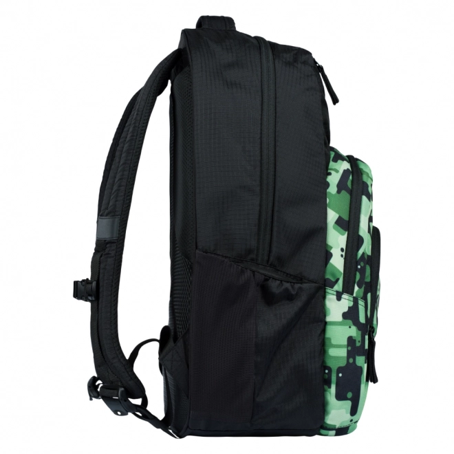 Baagl 3er-Set Coolmate Grün: Rucksack, Federmäppchen, Tasche