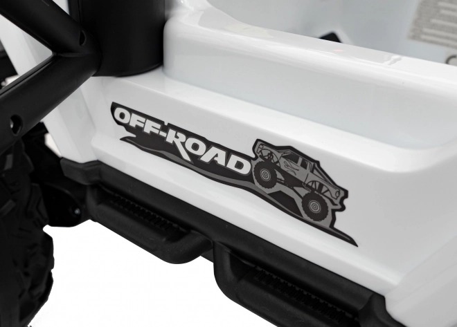 Elektrischer Kinder-Geländewagen Speed weiß