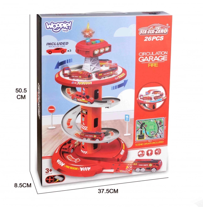 Drehbare Feuerwehr-Garage mit Mehrstöckiger Spirale