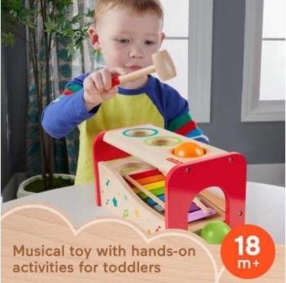 Hölzernes musikalisches Spielzeug Becken