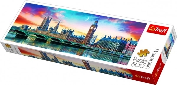 Panorama-Puzzle 500 Teile Big Ben und Westminster-Palast, London