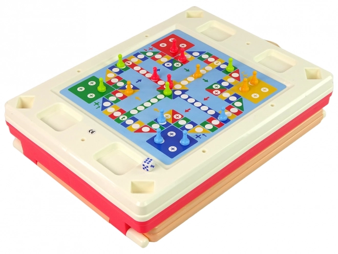 3-in-1 Kinder-Tafel und Spieltisch Rosa