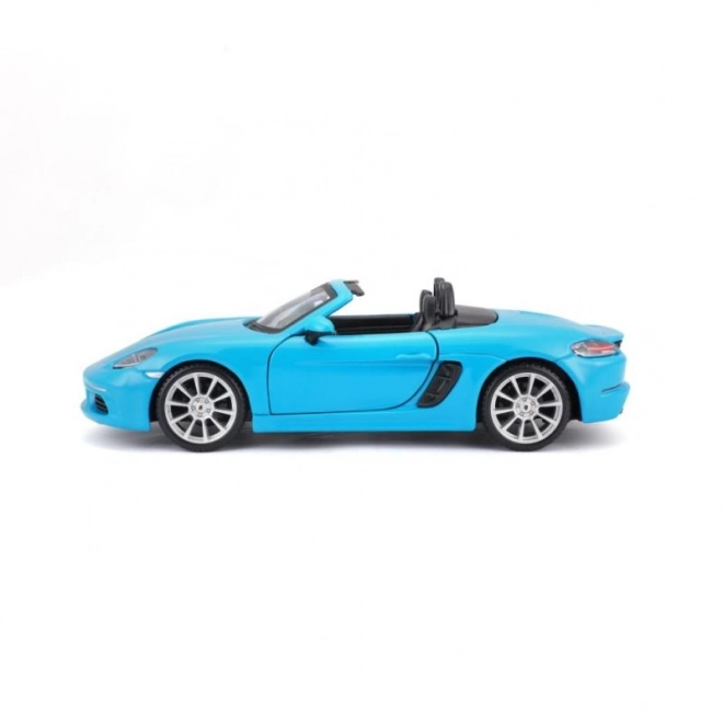 Bburago Porsche 718 Boxster Modellauto Blau