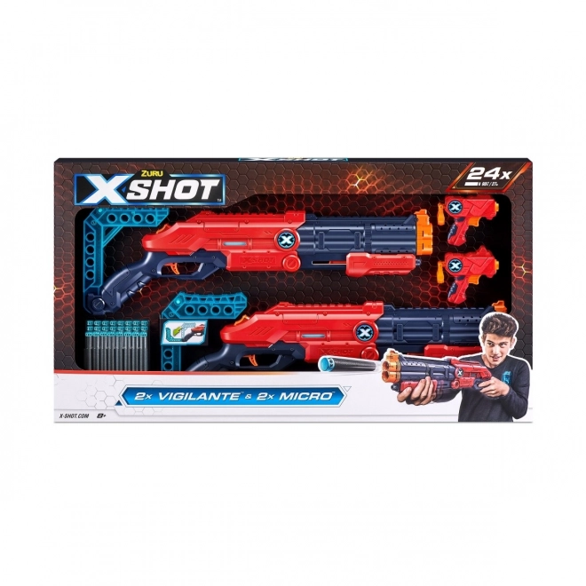 X-Shot Excel Double Combo Pack mit 24 Pfeilen