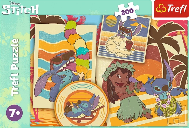 Puzzle 200 Teile Musikwelt Lilo und Stitch