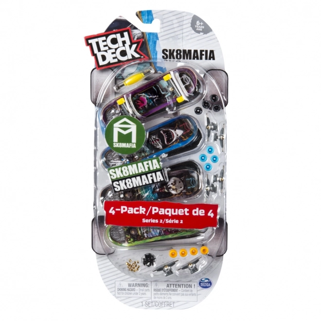 Tech Deck Fingerboard Set 4er-Pack