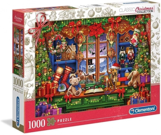 Clementoni Puzzle Weihnachtskollektion: Alter Weihnachtsladen 1000 Teile