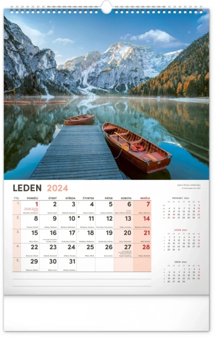 Wandkalender Landschaft 2024