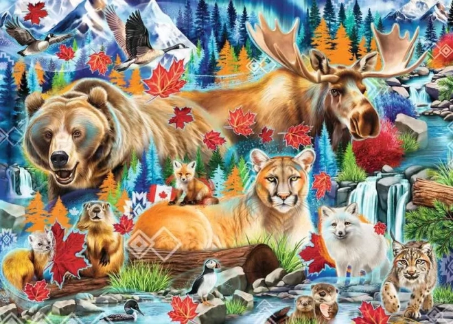 Ravensburger Puzzle Wilde Tiere Kanadas 1000 Teile