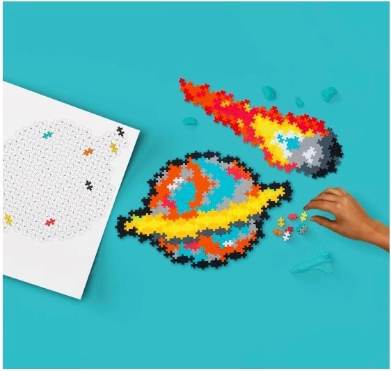 Plus-Plus Puzzle Zahlen - Weltraum 500 Teile