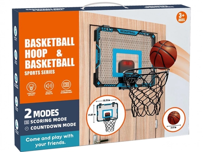 Basketballkorb Set mit Ball und Pumpe